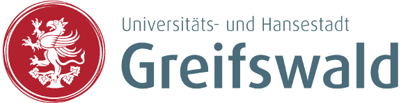 Logo: Unsere Jugend und Bandarbeit wird gefördert durch die Universitäts- und Hansesatdt Greifswald